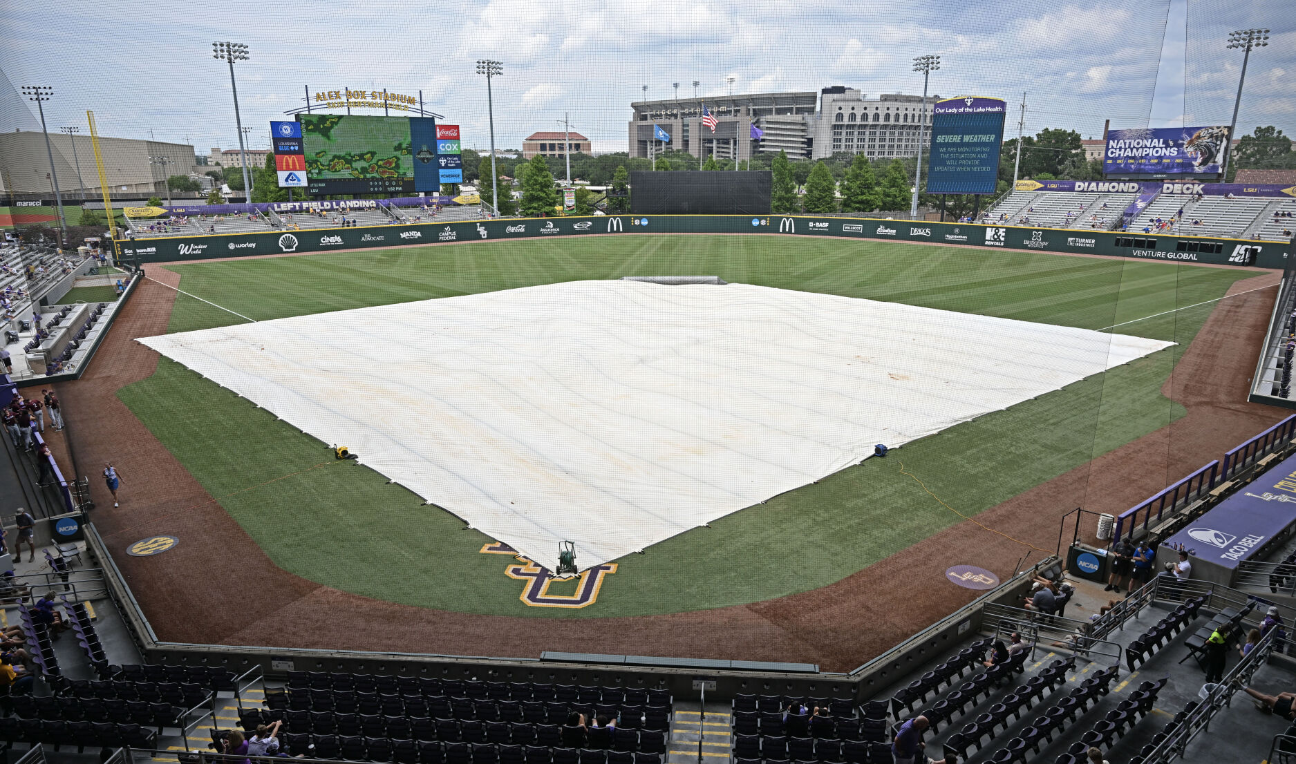 LSU baseball-Ole Miss start time, resume from weather delay | LSU ... Lsu baseball weather delay
