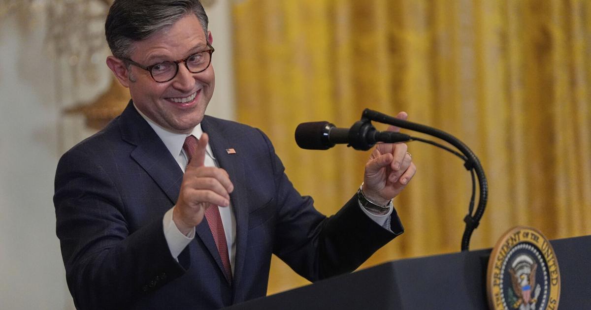 Noted pop culture enthusiast House Speaker Mike Johnson doesn’t like Bad Bunny