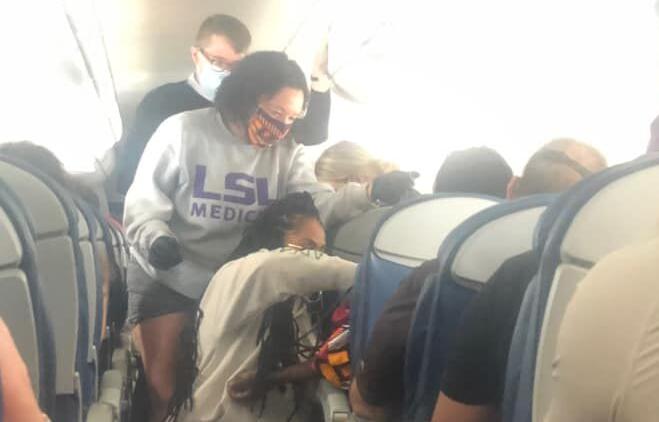 Two LSU Medical Students Treat Passenger Who Became Ill on Flight to Greece