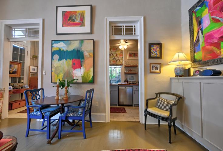 Fine art, textiles in a maximalist French Quarter apartment ...