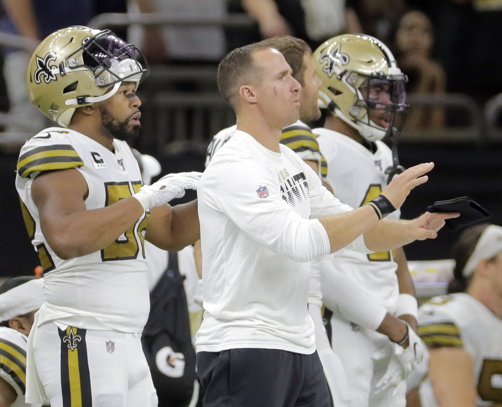 saints sideline gear