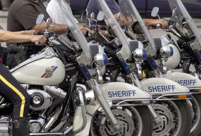 Jefferson Parish Sheriff's Office motorcycles