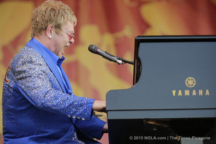 Elton John dazzled an enormous crowd at the 2015 New Orleans Jazz Fest Louisiana Festivals