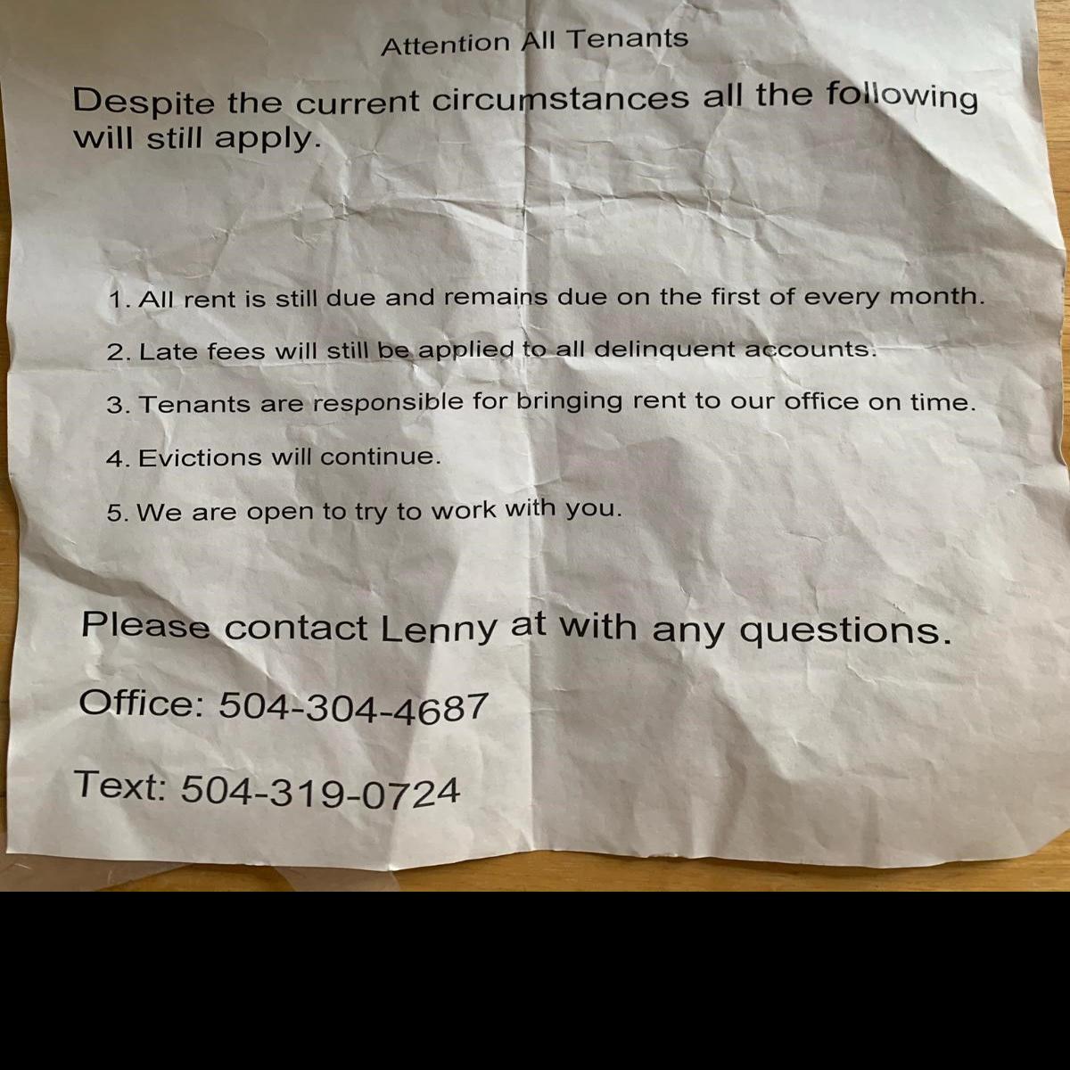 Eviction Warning Amid Coronavirus Crisis Draws Outrage In New Orleans People Need Help Not Harm Coronavirus Nola Com