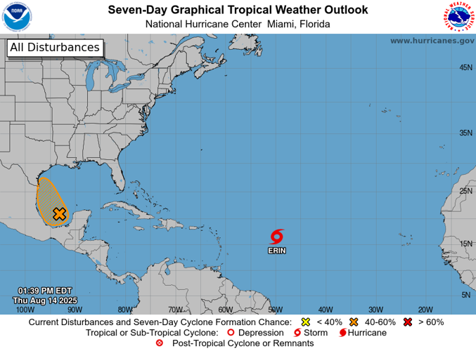 Disturbance in Gulf to bring rain to Mexico, Texas coast | Hurricane ...