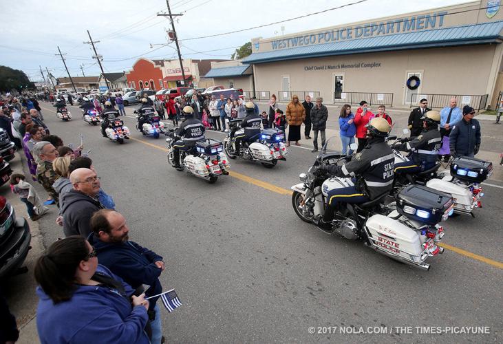 Fallen Westwego officer Michael Louviere's funeral service is today