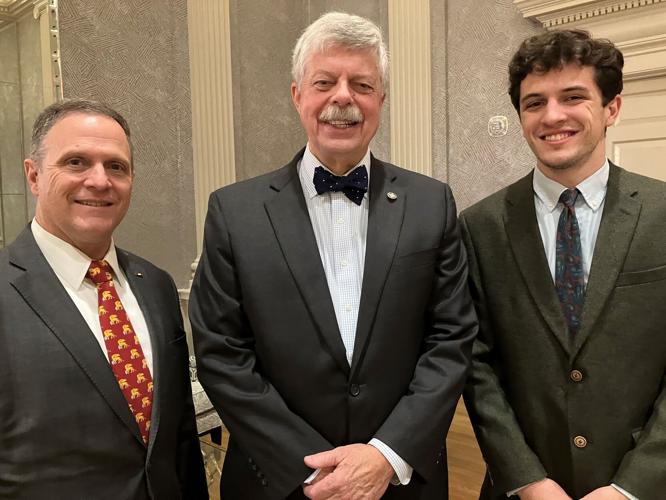 Churchill Society Michael Bell, Gregg Collins , Michael Bell Jr..jpg