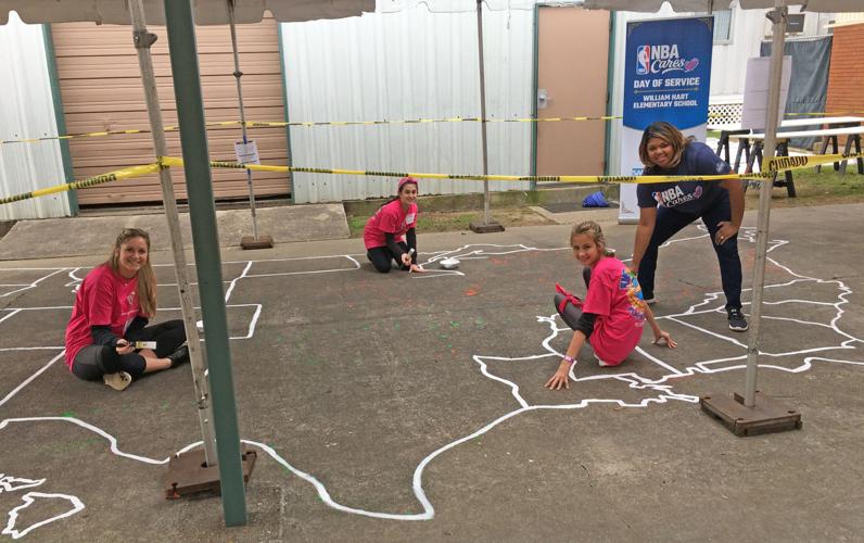 'KaBoom' a new playground is built at Gretna school in a day
