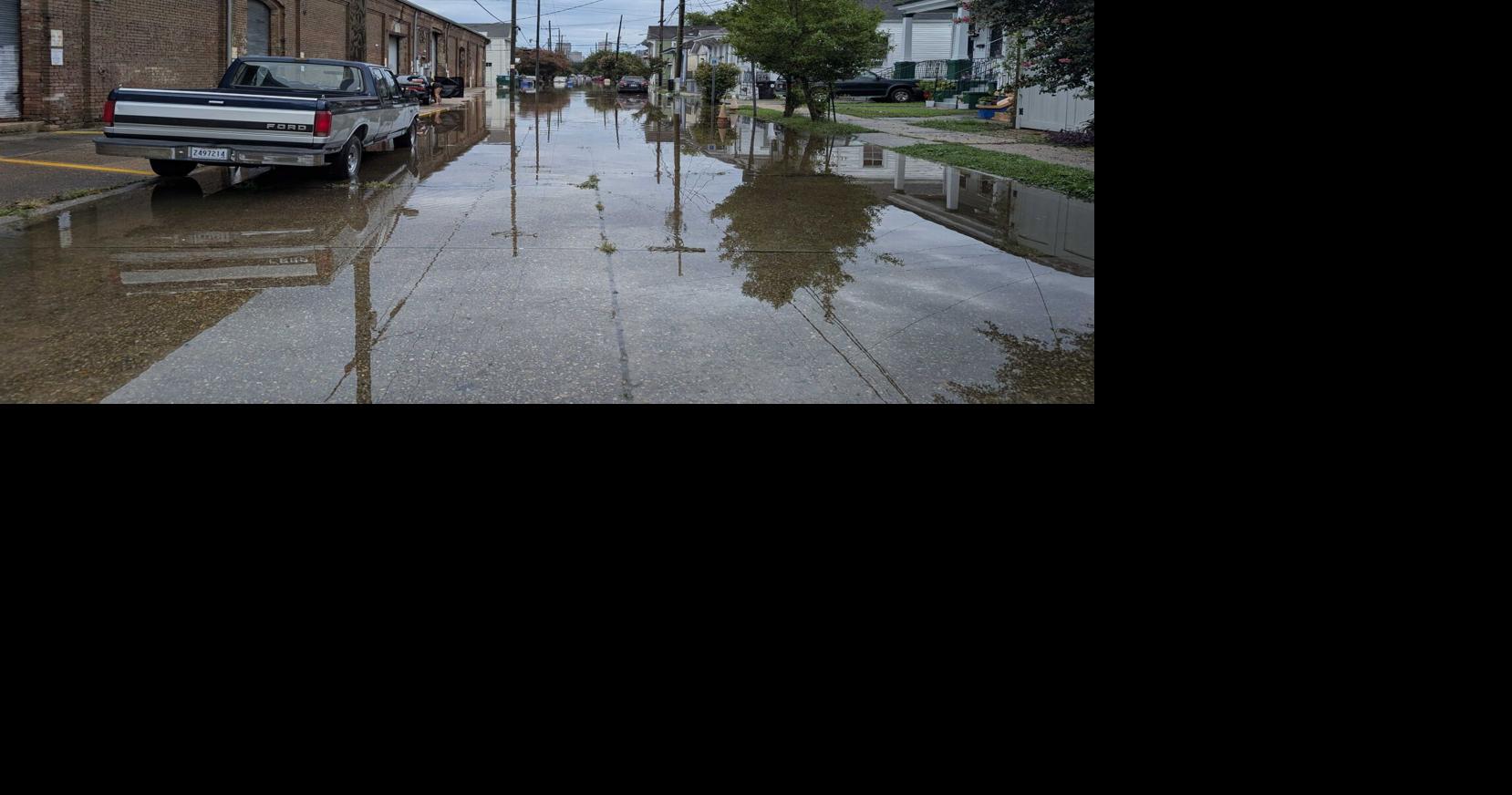 See scenes from New Orleans after heavy rains lead to flooding, road closures