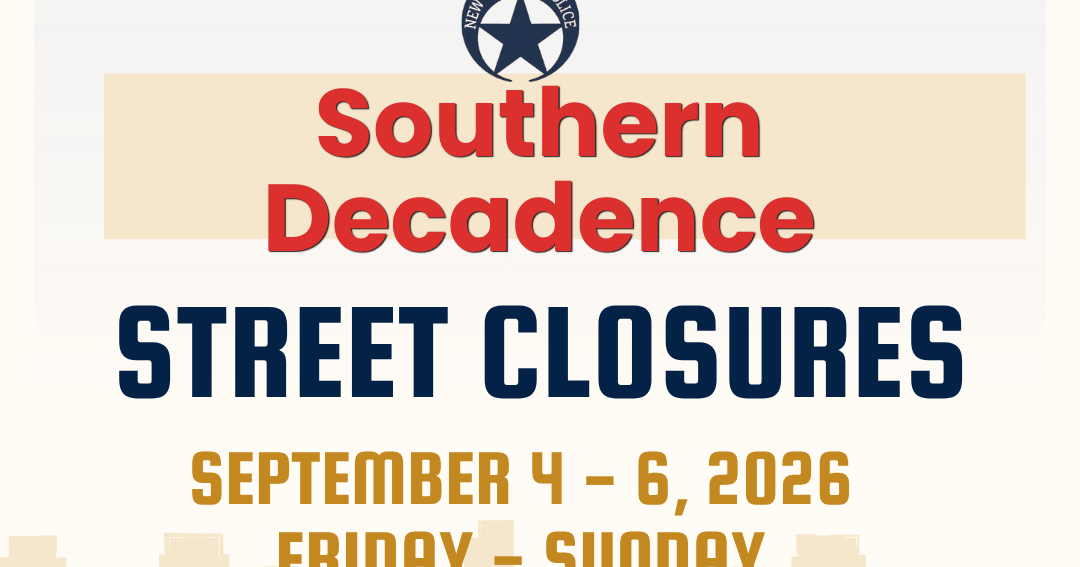 See French Quarter street closures, parking restrictions for Southern Decadence