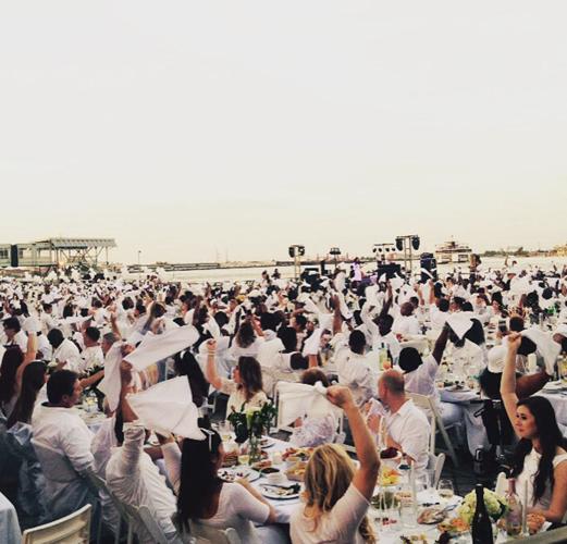 Diner en Blanc New Orleans takes over Spanish Plaza for one night