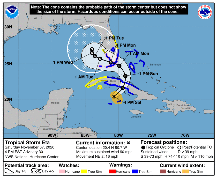 regains tropical storm it reaches n.