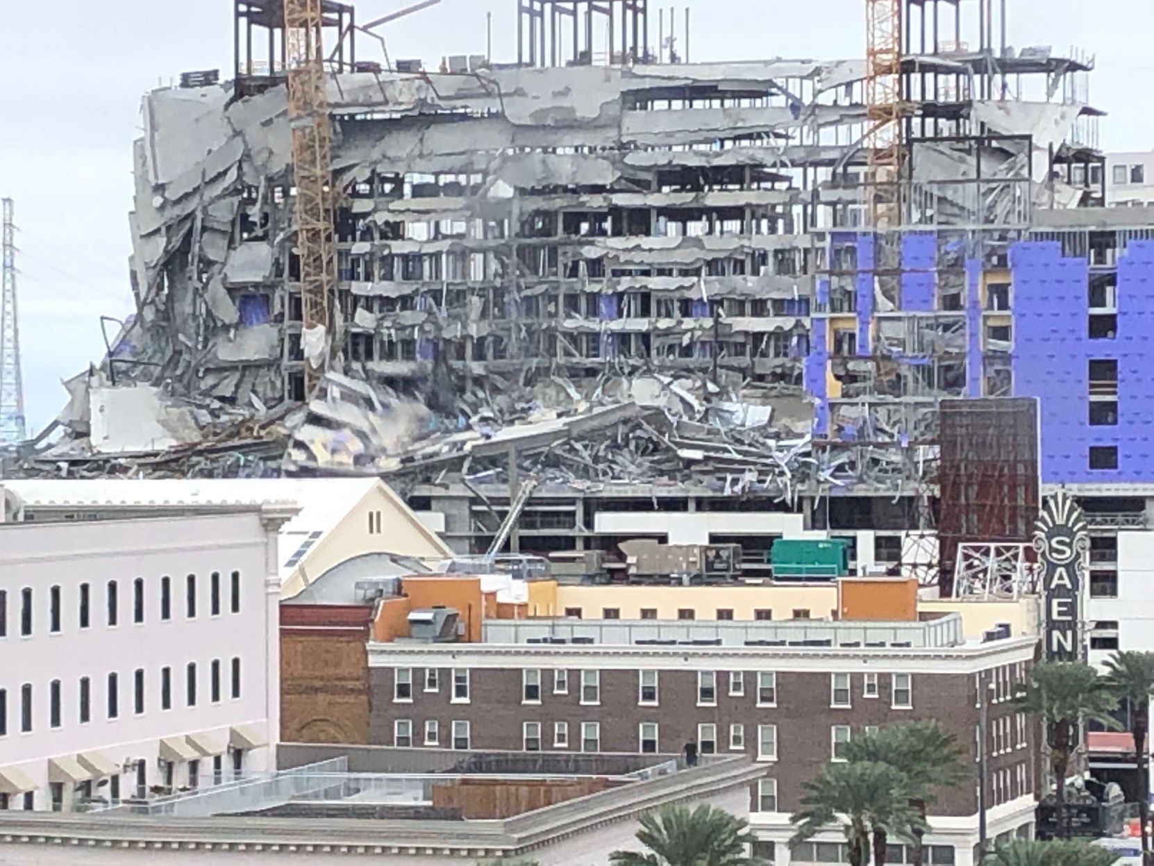 hard rock casino new orleans collapse