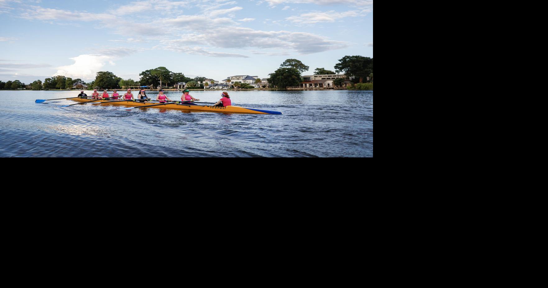 Breast cancer warriors practice rowing on Bayou St. John | Photos ...