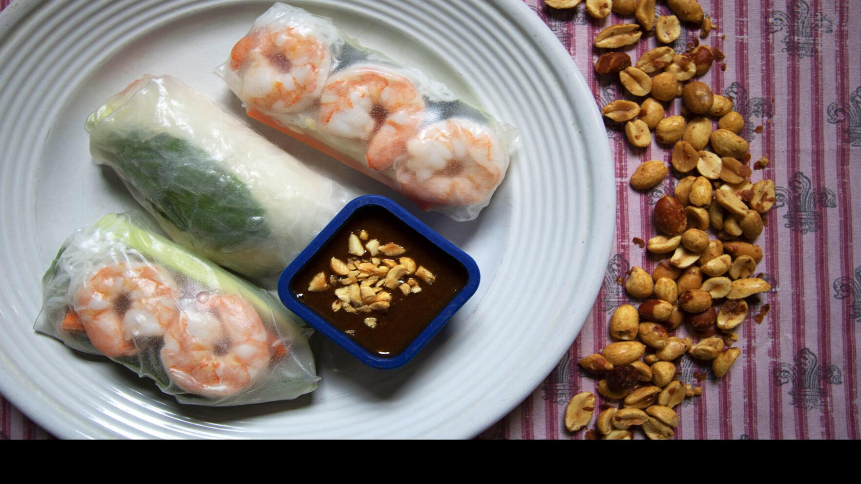 Baked Five Spice Chicken Spring Rolls — Eat Cho Food