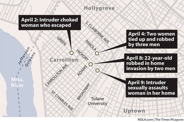 Intruder caught in act of raping woman inside her Carrollton home, NOPD says Crime/Police nola