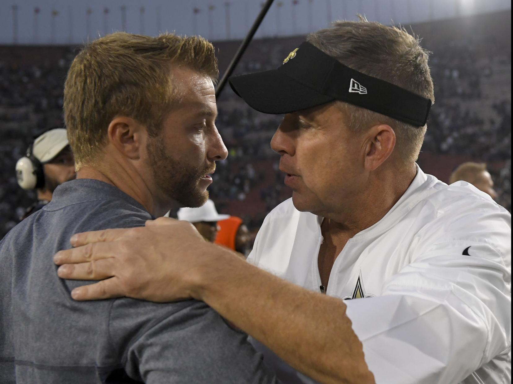 Saints' Sean Payton on Rams' Sean McVay: 'He's always had a plan that he  believes in' | Saints | nola.com
