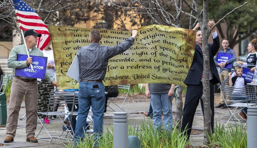 Roy Moore argues to revive Pastor Tony Spell's lawsuit over Louisiana's