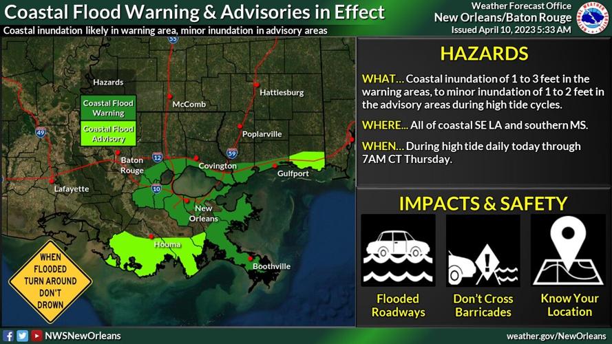 Coastal floods, heavy rain possible for Louisiana this week | Weather ...