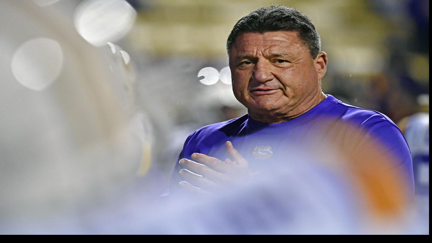 LSU football: Ed Orgeron reveals legendary reaction to being fired