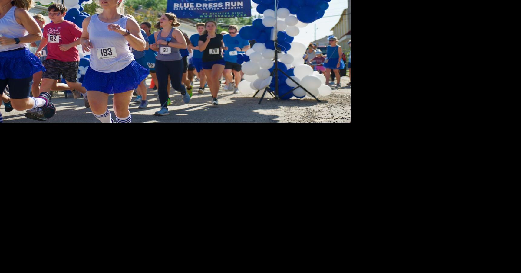 Blue Dress Run for St. Scholastica in Covington | St. Tammany community ...