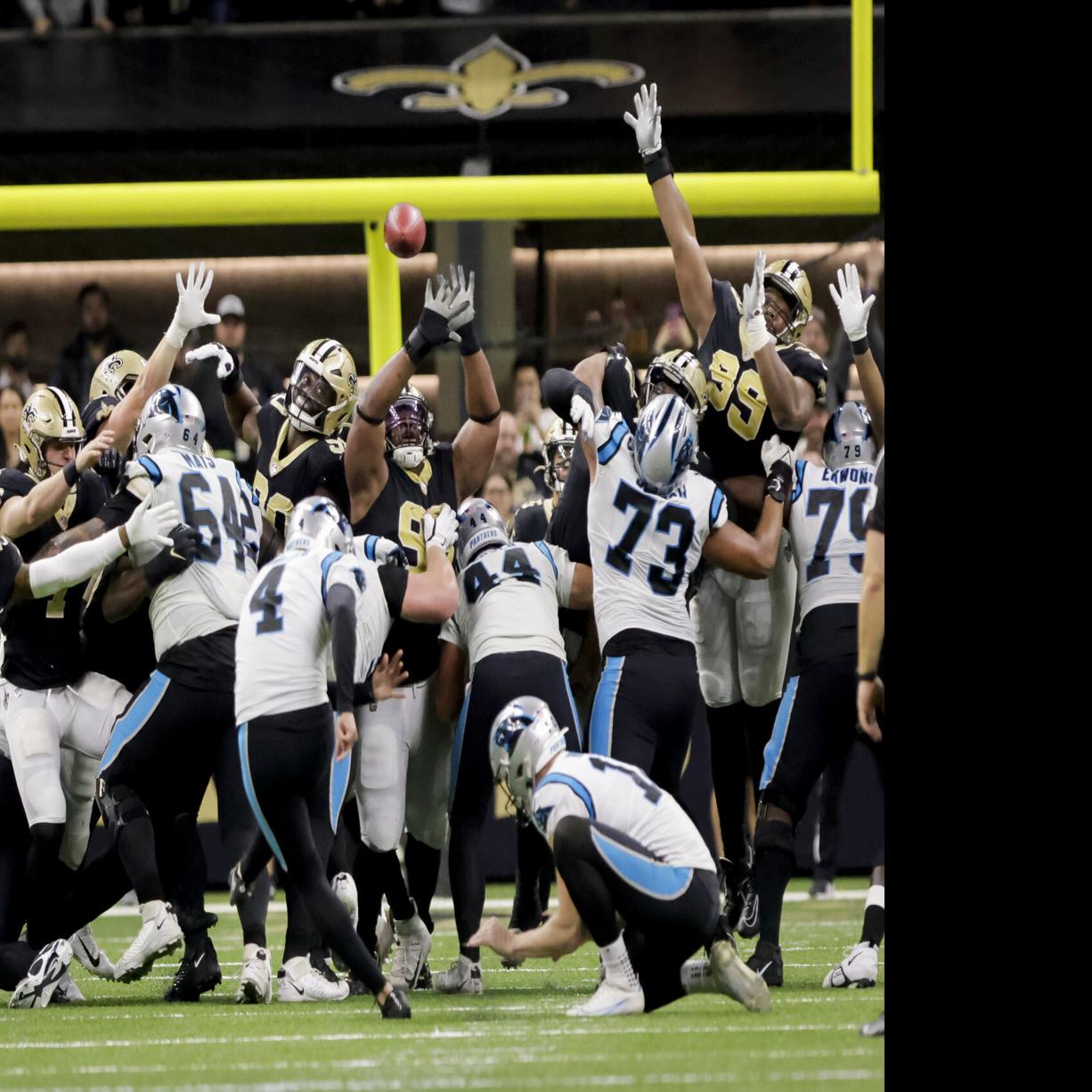 Halftime update: Carolina Panthers 13, New Orleans Saints 0