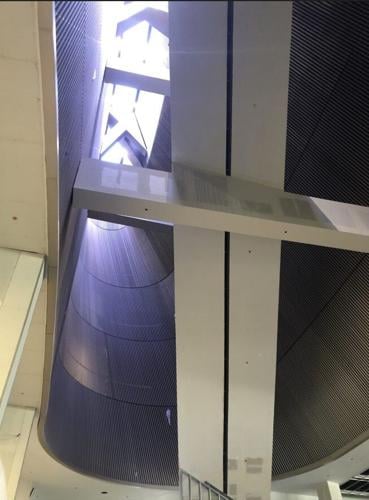 A first look at the new Atrium "skylight" in the Superdome