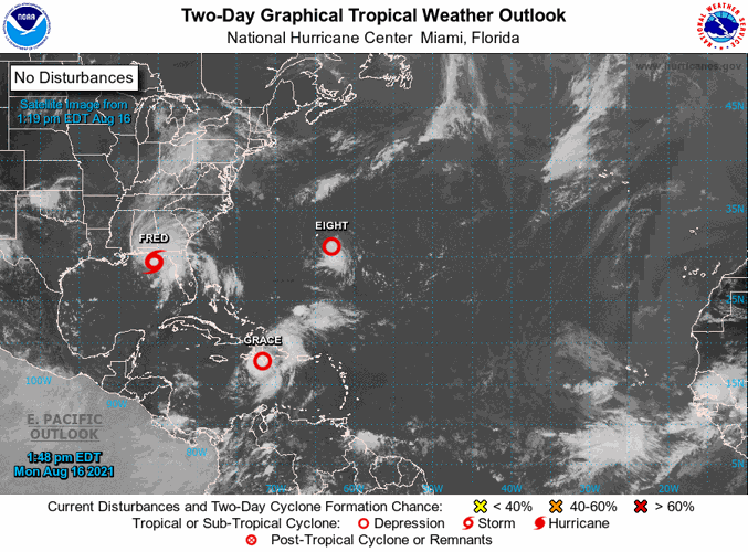 Fred Makes Landfall On Florida Panhandle As Strong Tropical Storm