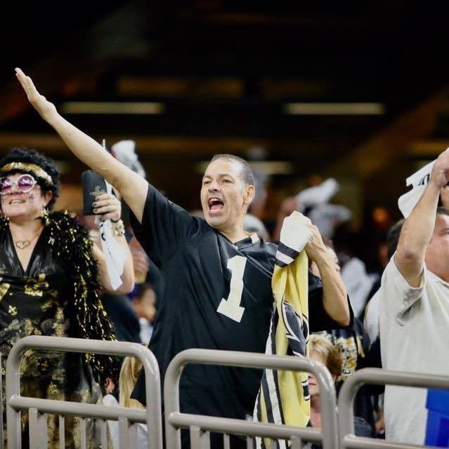 Who is Saints superfan Whistle Monsta - Axios New Orleans