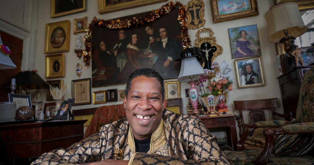 New Orleans artist Andrew Lamar Hopkins channels folk art legend Clementine Hunter in new exhibit Like an artistic séance, the two artists commune