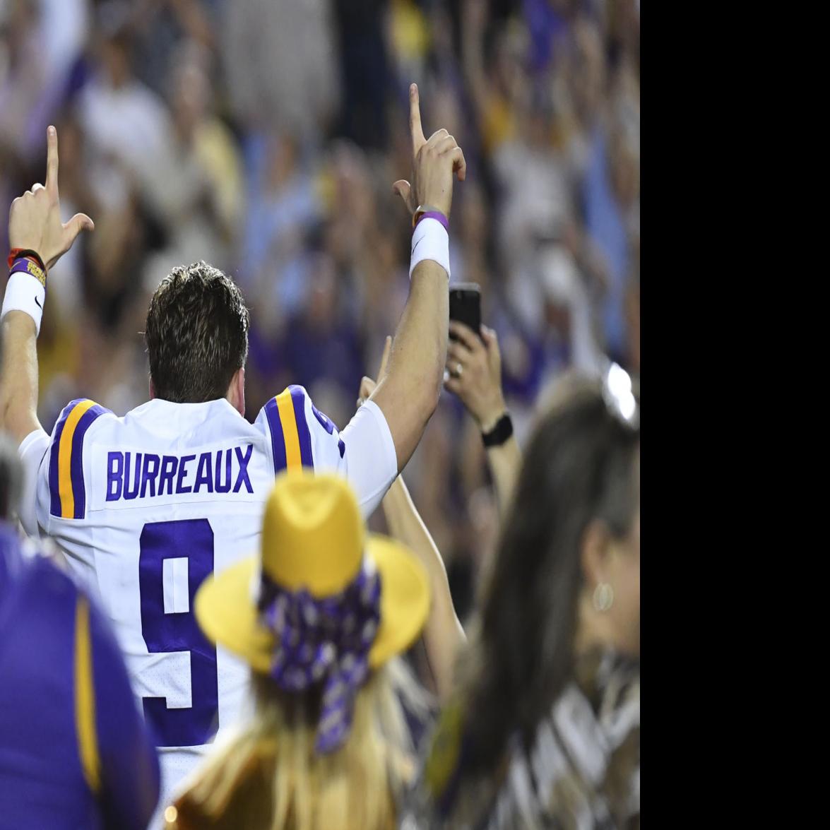 LSU Quarterback Joe Burrow Celebrates Louisiana With Burreaux