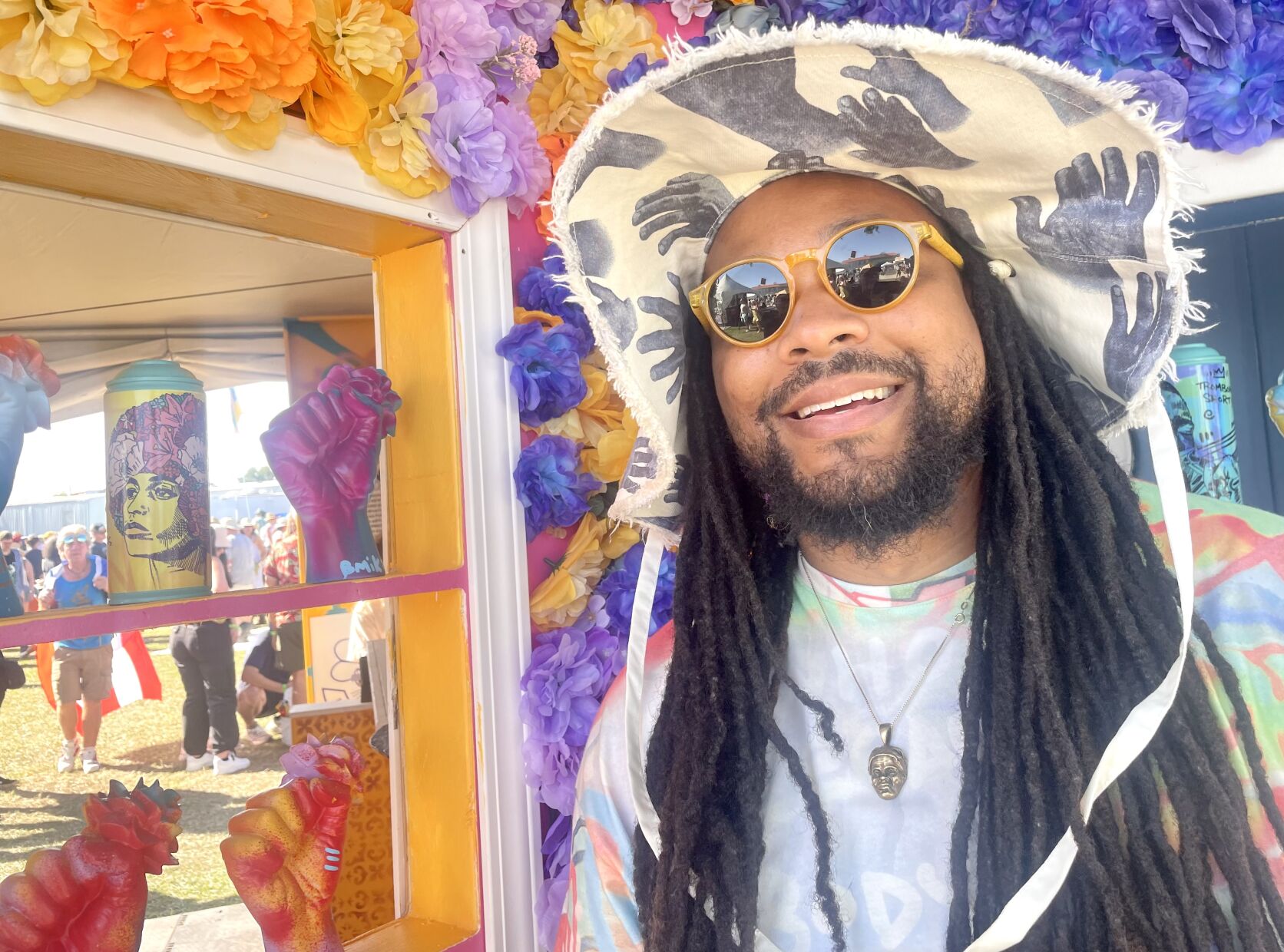 Artist BMIKE sacrifices sales to make statement at Jazz Fest