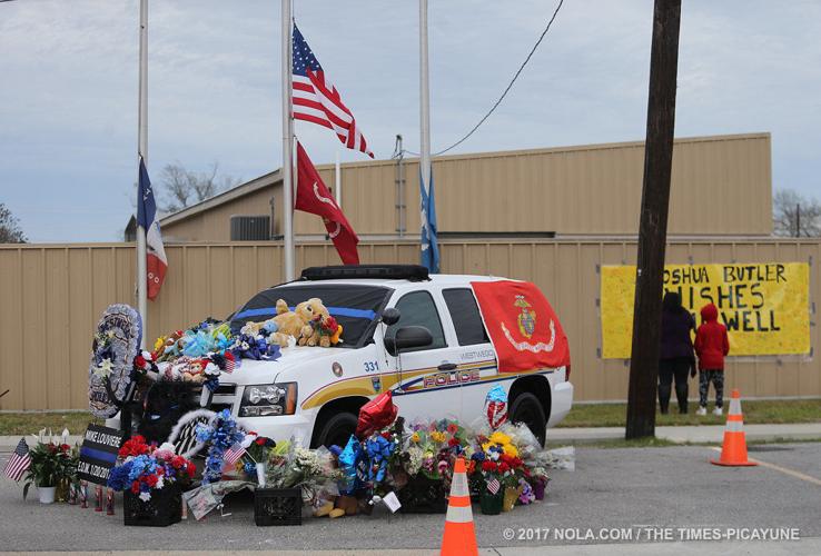 Fallen Westwego officer Michael Louviere's funeral service is today