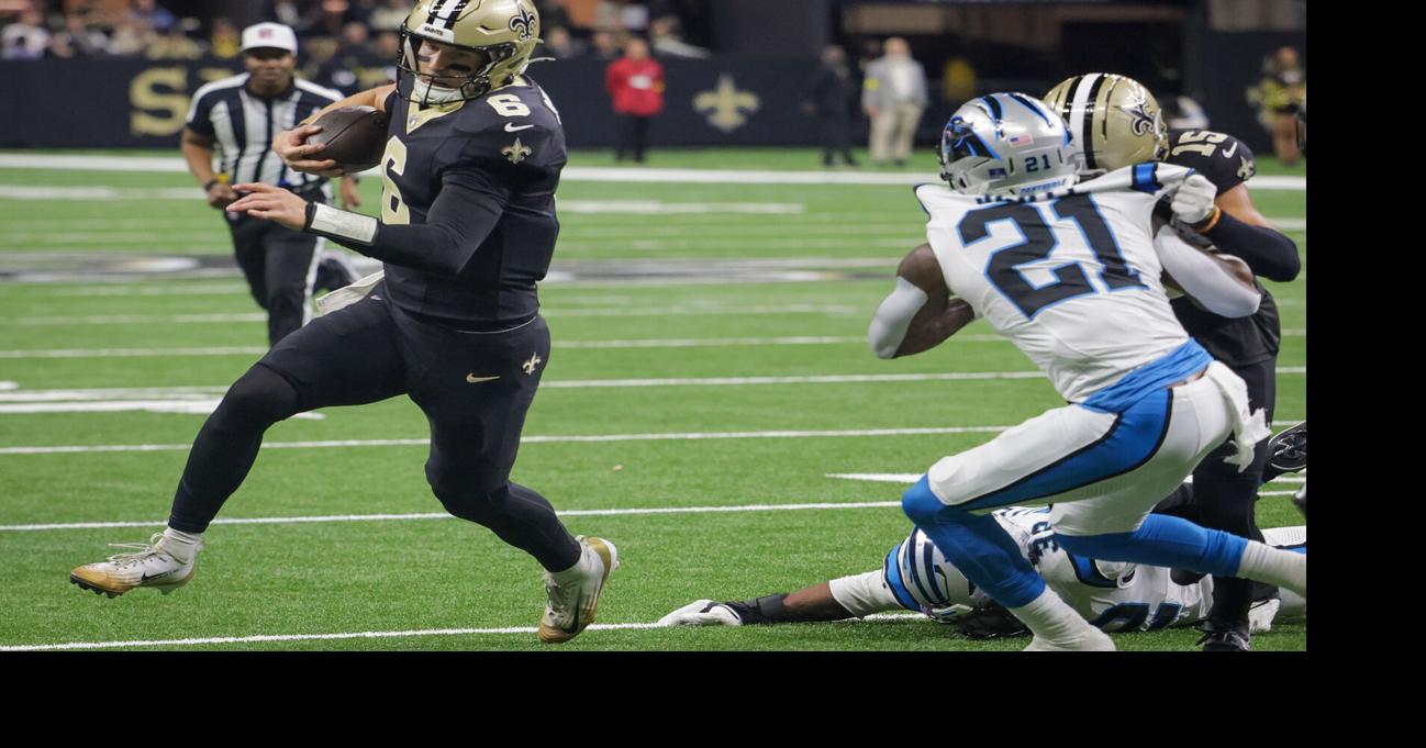 See what media and fans had to say about Saints QB Tyler Shough's clutch game vs. Panthers