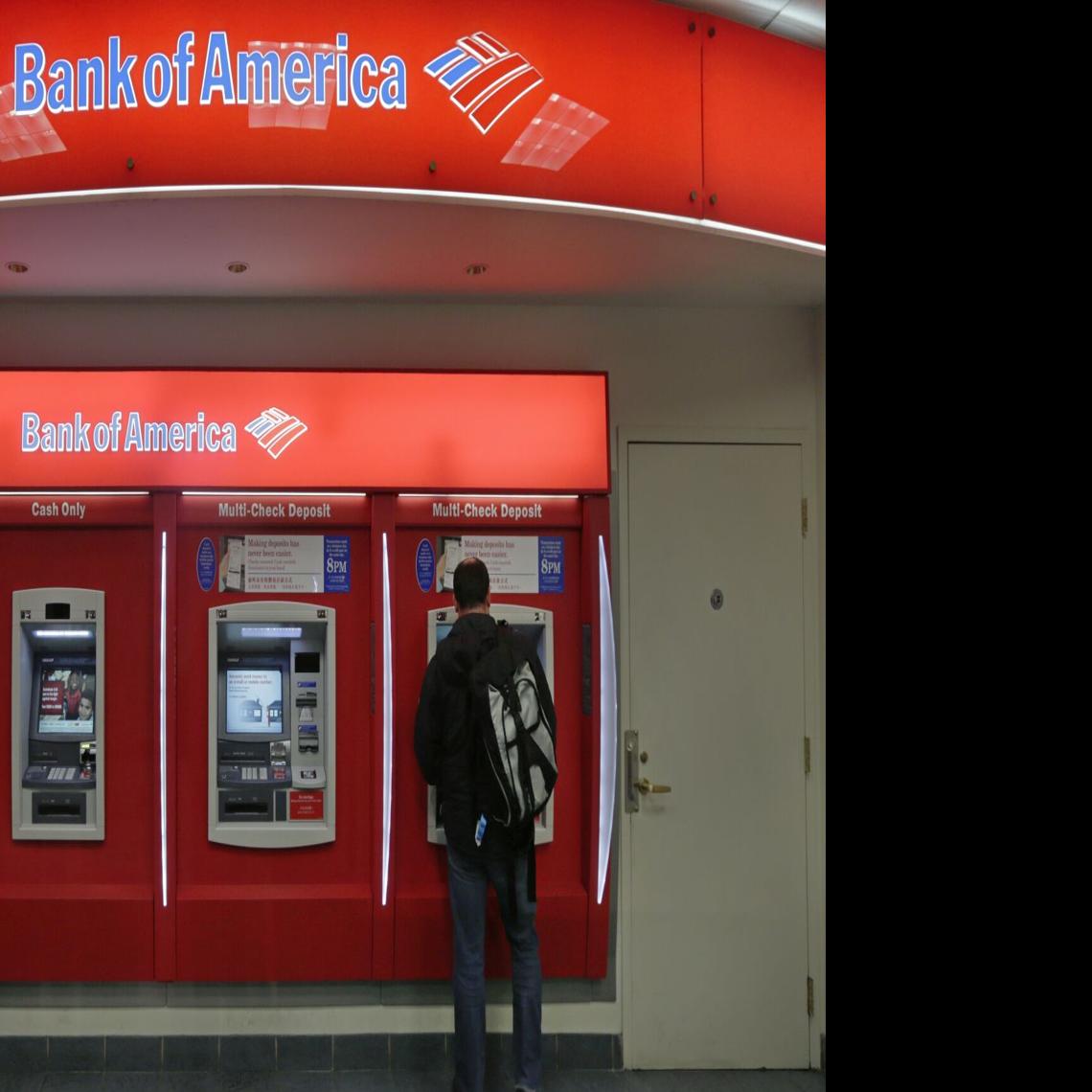 Bank of America in Boston with Walk-Up ATM
