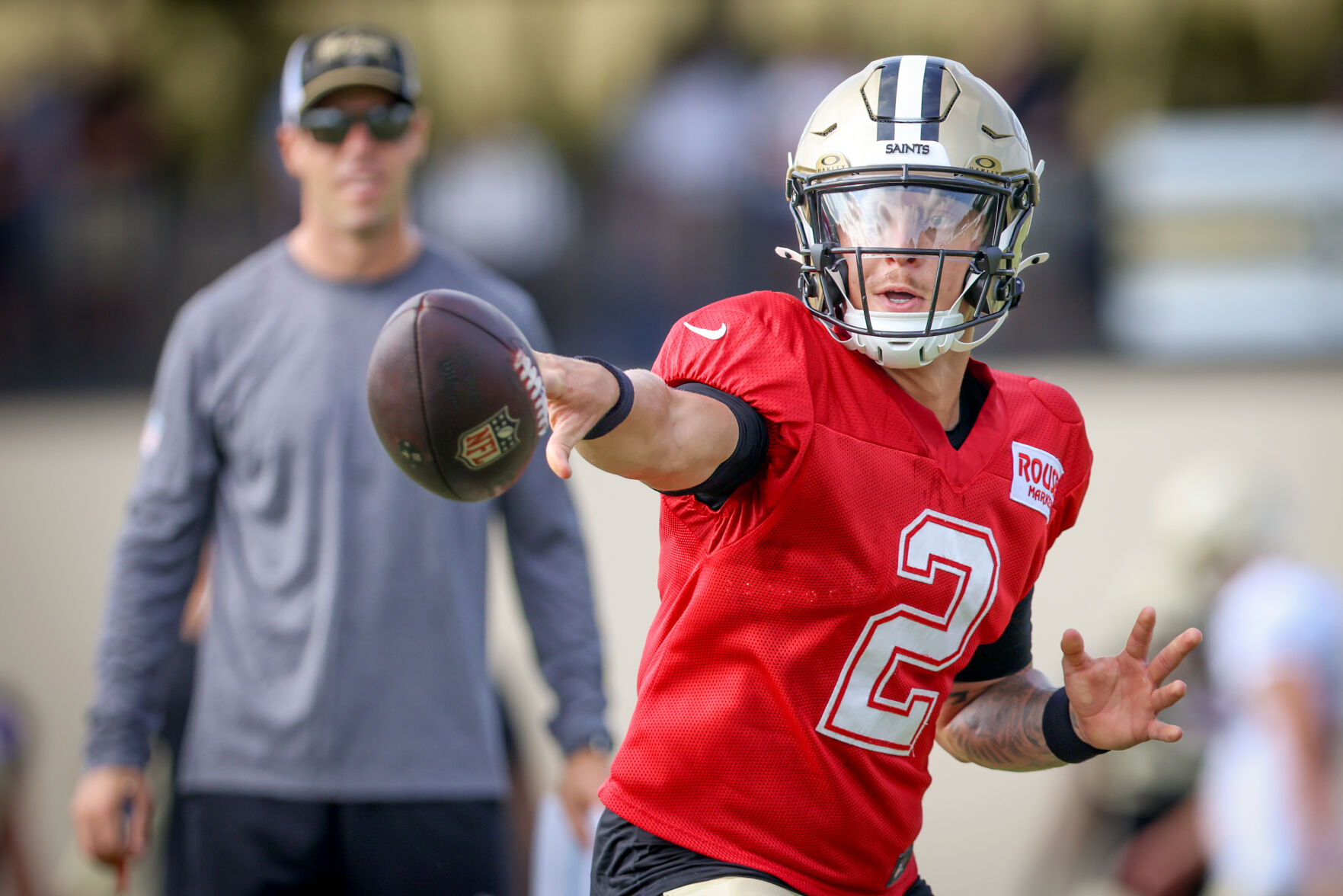 Rattle R2 Spencer Rattler gaining momentum in Saints QB battle | Saints | nola.com