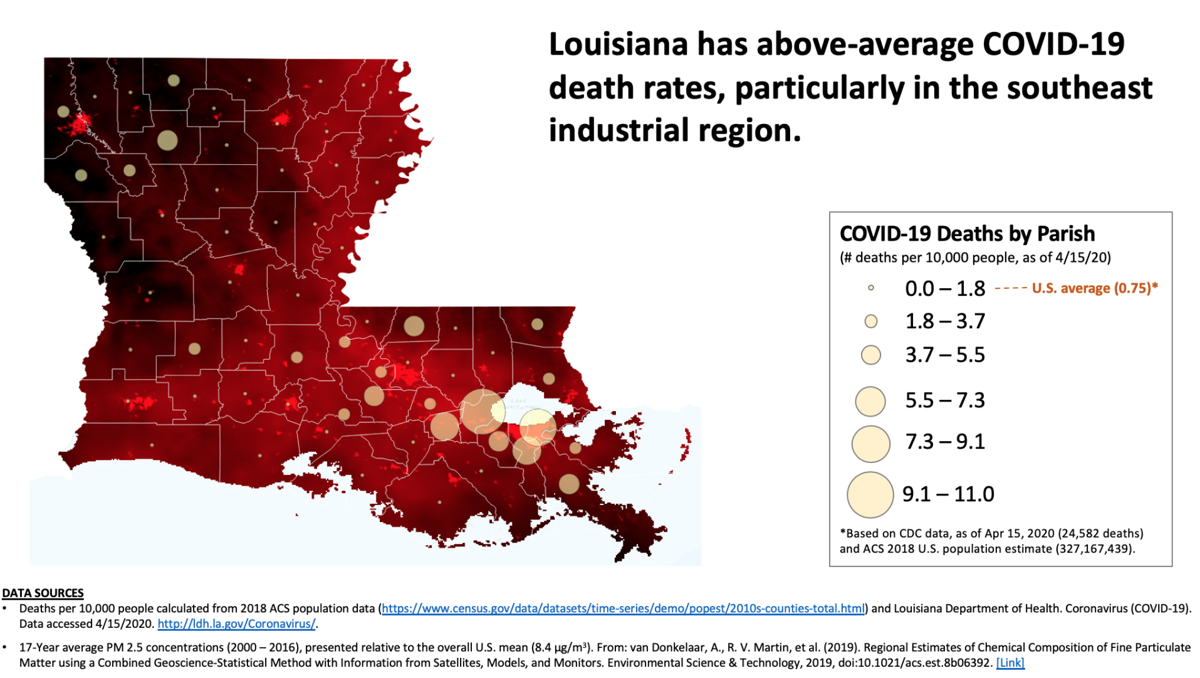 Louisiana S River Region Residents Seek Scrutiny Of Pollution S Role In Coronavirus Deaths Coronavirus Nola Com