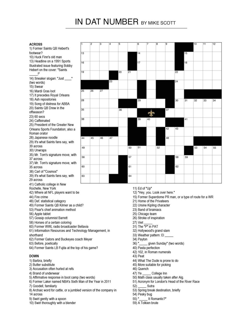 In dat number: Prove your Saints fandom with our black-and ...