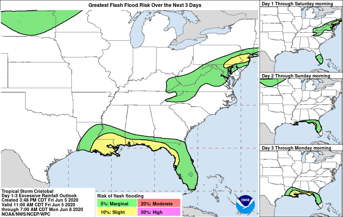 Tropical Storm Warning Issued For Metro New Orleans Ahead Of Cristobal ...