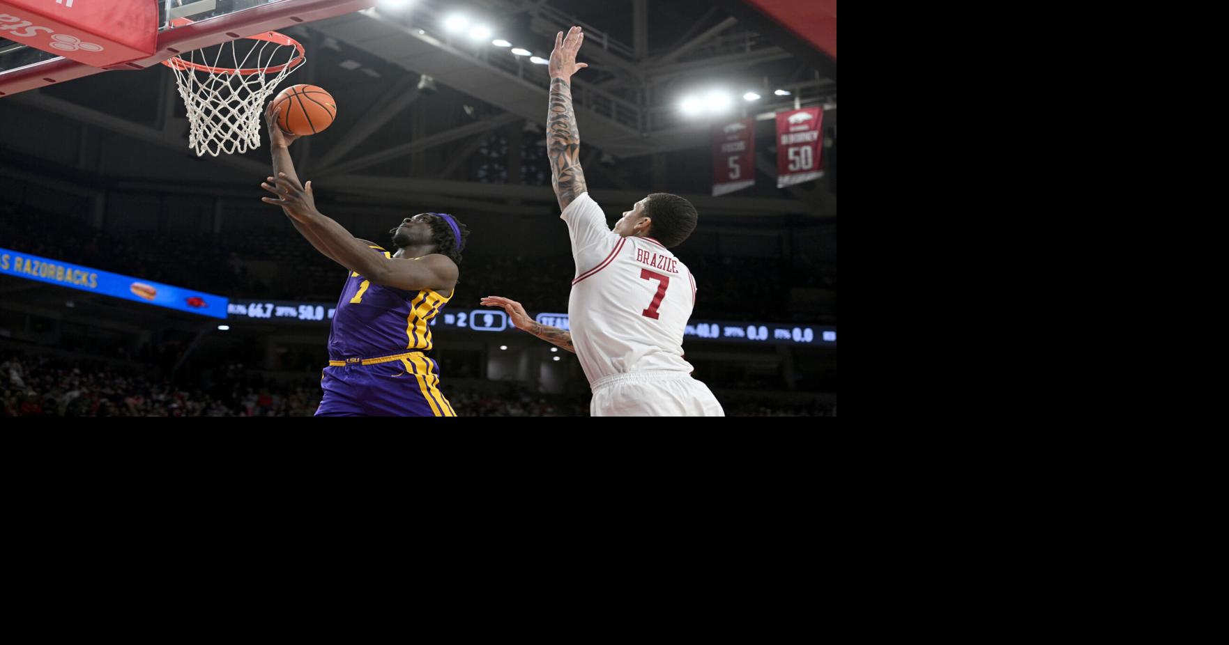 LSU sits 1-6 in SEC after close loss to No. 20 Arkansas: ‘Obviously we're incredibly disappointed’