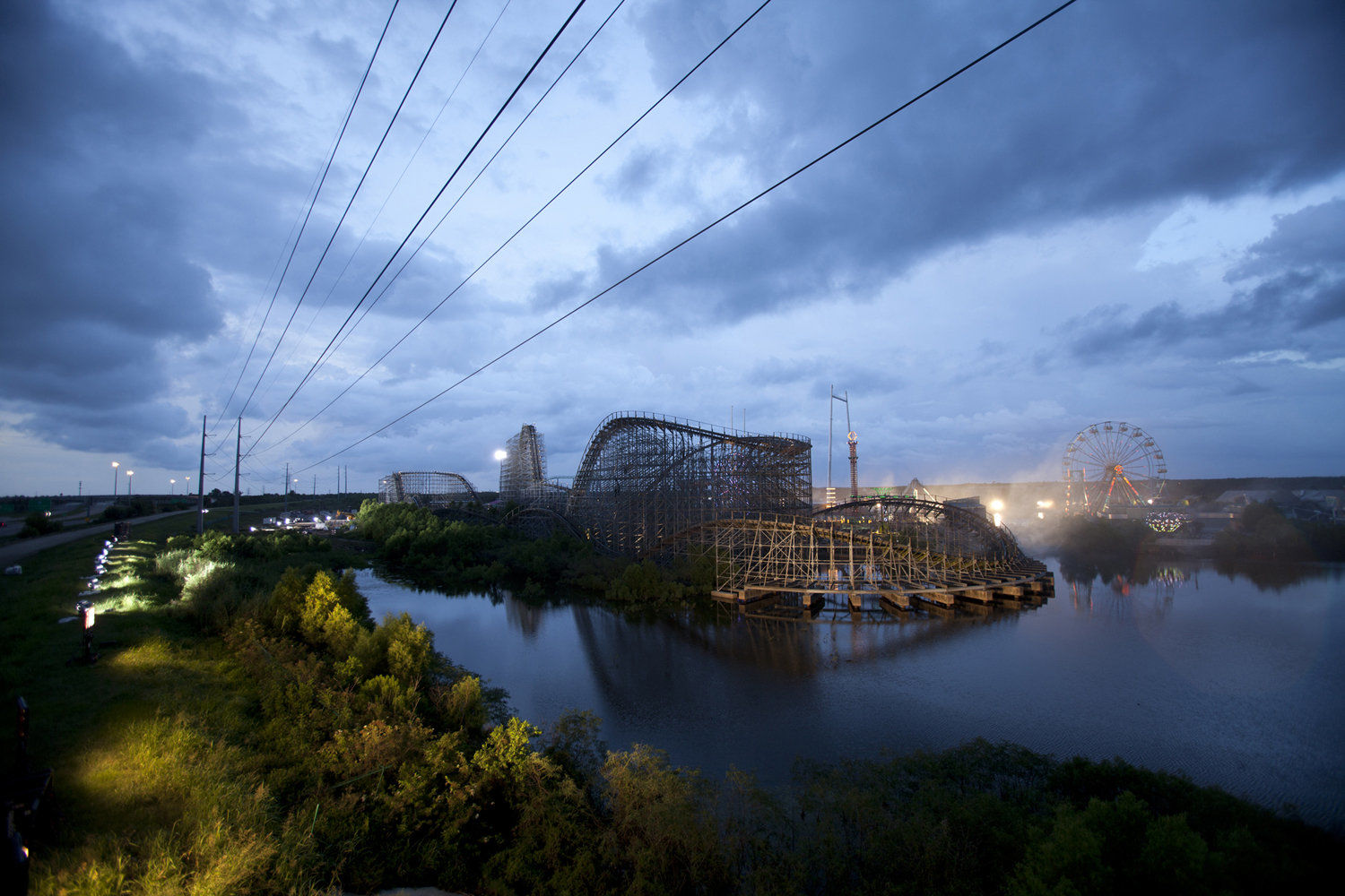 Abandoned Six Flags New Orleans site comes alive for Percy