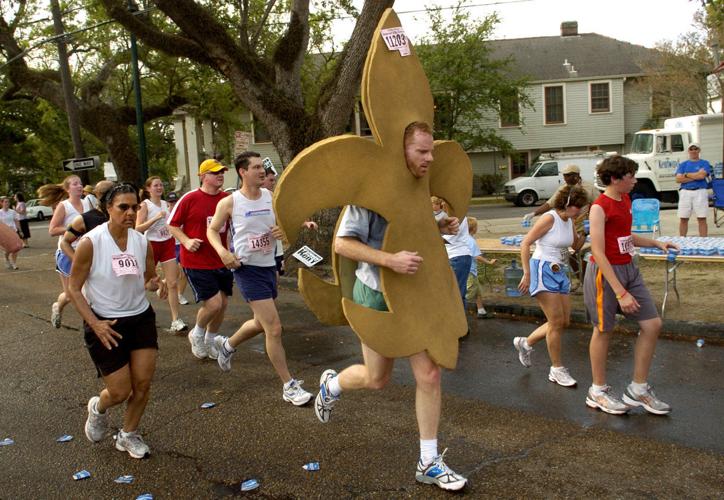 2005: The fleur-de-lis becomes a symbol of post-Katrina pride in New Orleans