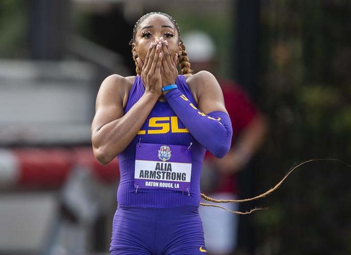 LSU hurdles champ Alia Armstrong runs her way — with flair LSU