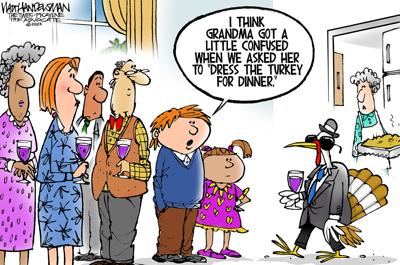 With over 1,000 punchlines sent in, feast your eyes on the WINNER and all the finalists in Walt Handelsman's latest Cartoon Caption Contest!