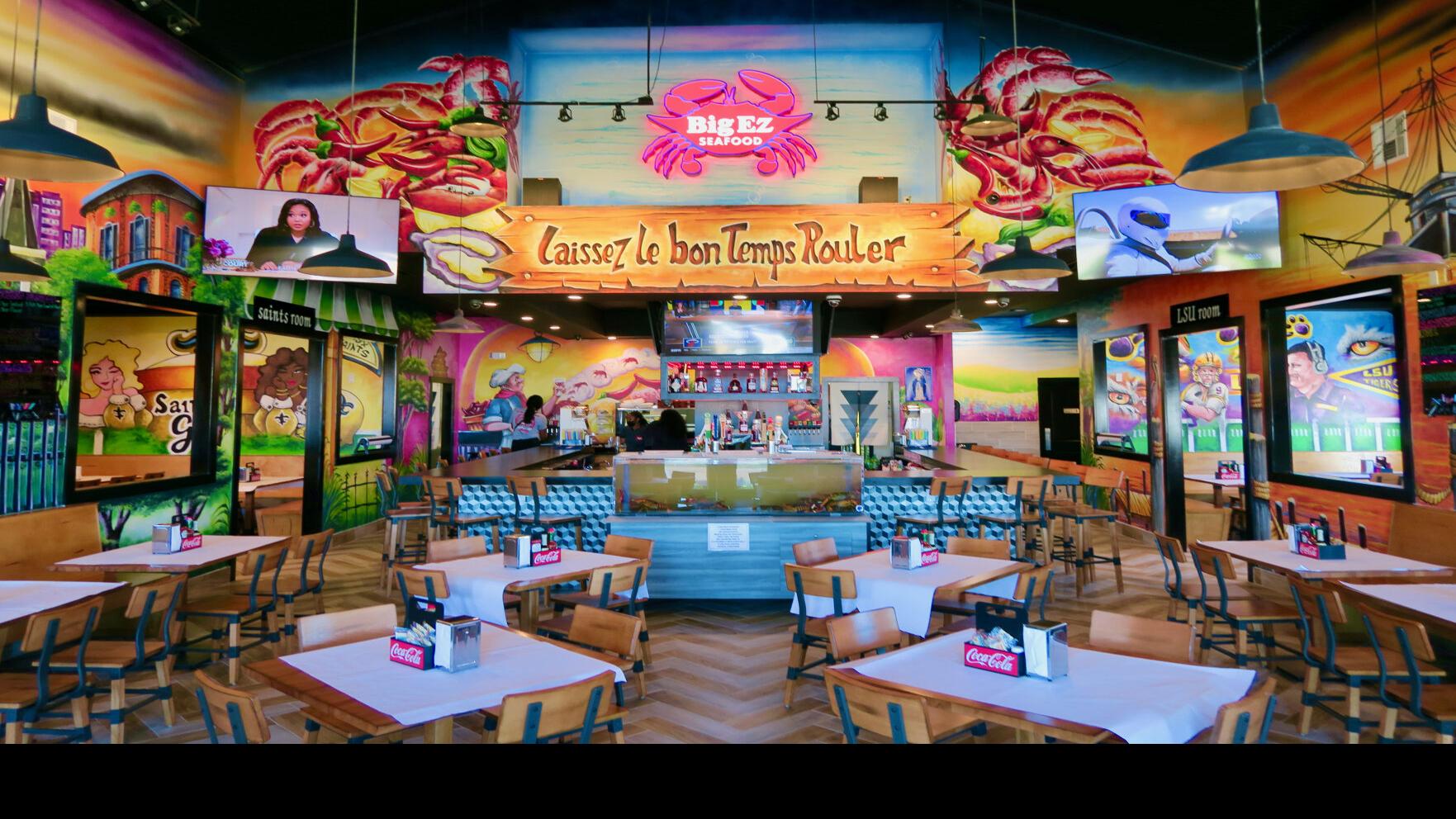 At New Kenner Restaurant Big Ez Seafood Viet-cajun Seafood And Mardi Gras Float Art Where Nola Eats Nolacom