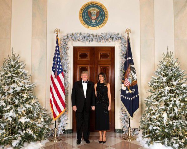 See President Donald Trump's official White House Christmas photo ...