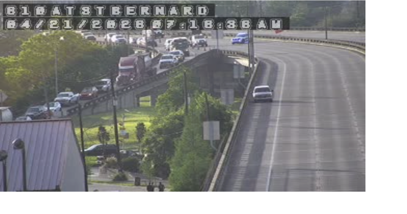 I-610 closed in New Orleans by St. Bernard Avenue due to fire, officials say