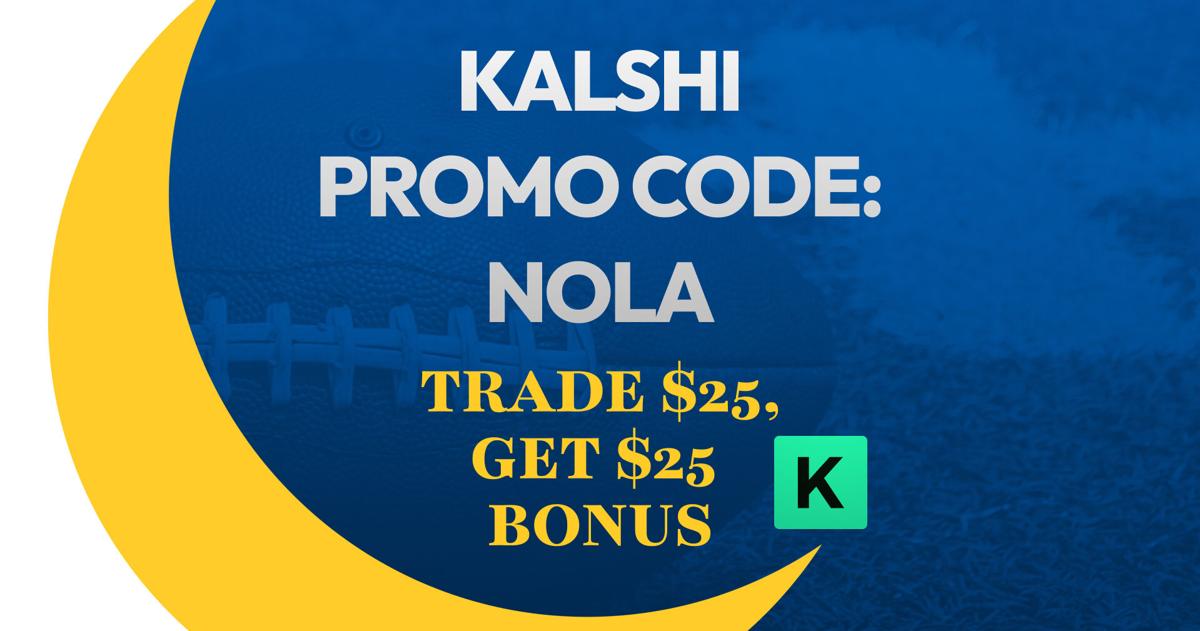 Coverage image for: Kalshi Promo Code NOLA: Trade $25 on NFL, Get $25 Bonus