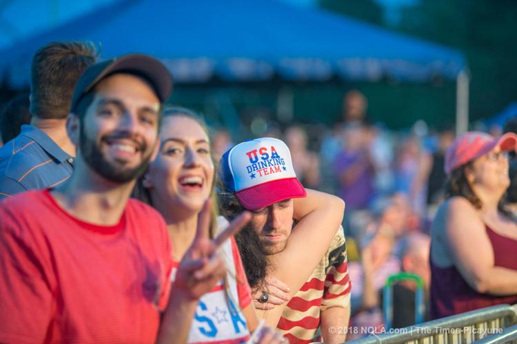 Celebrating the red, white and blue at the Uncle Sam Jam in Metairie