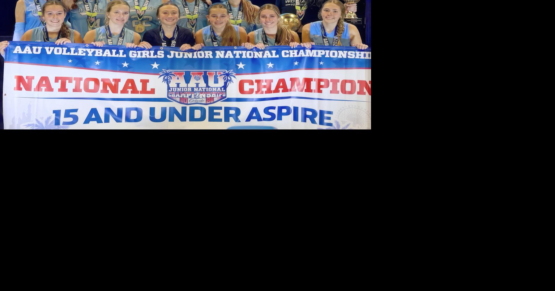 An ace sealed an AAU national title for a local 15U volleyball team